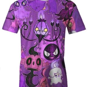 Spooky Friends - All Over Apparel - T-Shirt / S - www.secrettees.com