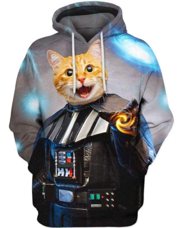 Star War Cat - All Over Apparel - Hoodie / S - www.secrettees.com