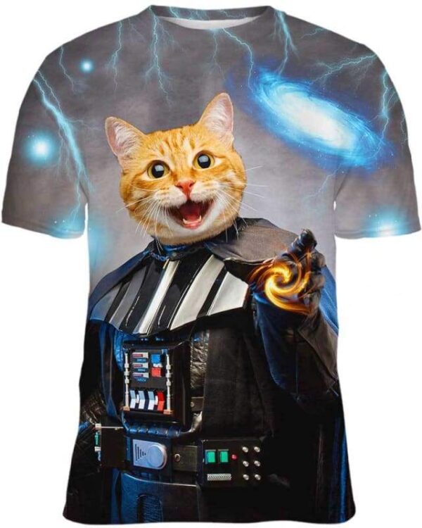 Star War Cat - All Over Apparel - Kid Tee / S - www.secrettees.com
