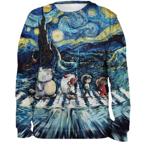 Starry Walk - All Over Apparel - Sweatshirt / S - www.secrettees.com