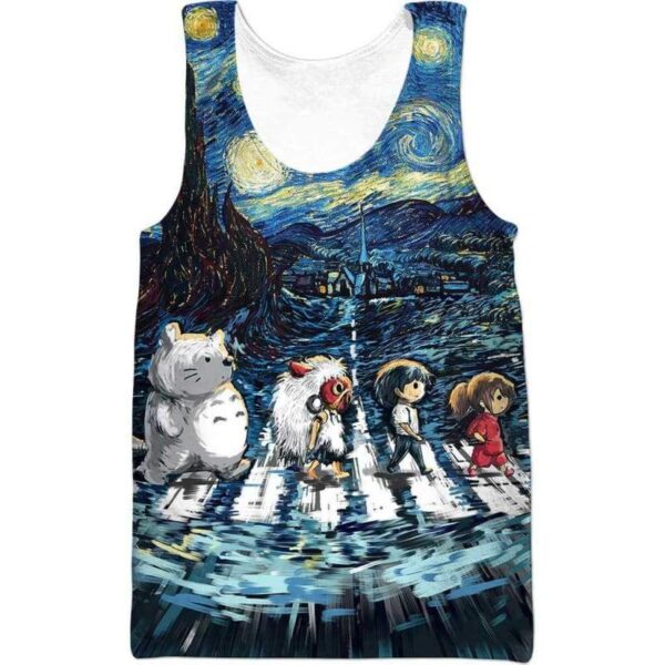 Starry Walk - All Over Apparel - Tank Top / S - www.secrettees.com