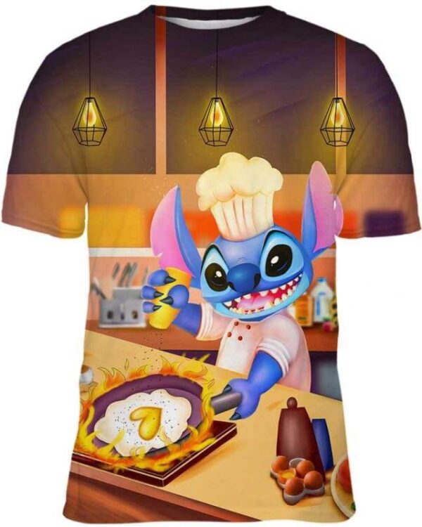 Stitch and Favorite Meal - All Over Apparel - Kid Tee / S - www.secrettees.com
