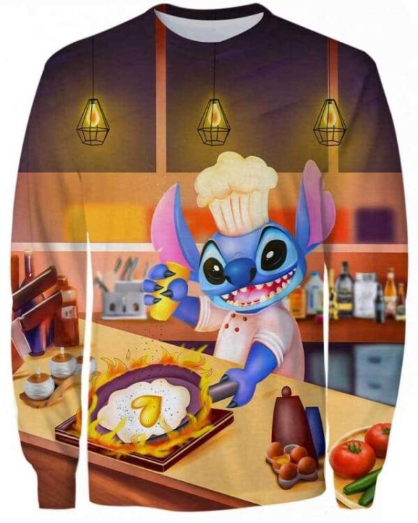 Stitch and Favorite Meal - All Over Apparel - Sweatshirt / S - www.secrettees.com