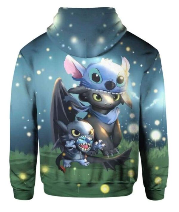Stitch And Toothless - All Over Apparel - www.secrettees.com