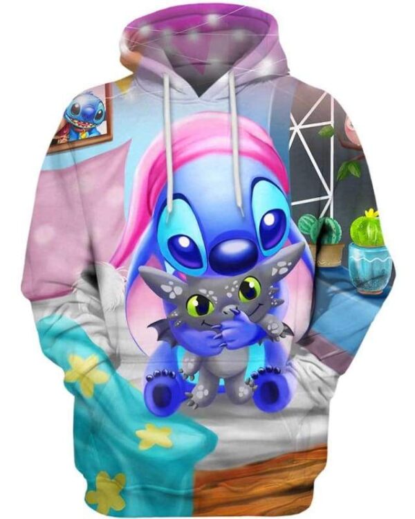 Stitch Sleeping - All Over Apparel - Hoodie / S - www.secrettees.com