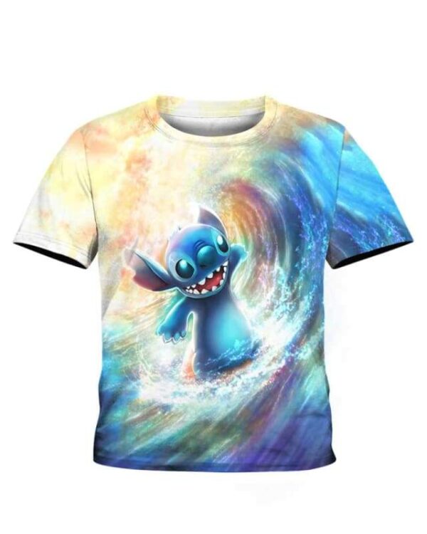 Stitch Surfing - All Over Apparel - Kid Tee / S - www.secrettees.com