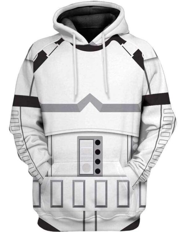 Stormtrooper Costume - All Over Apparel - Hoodie / S - www.secrettees.com