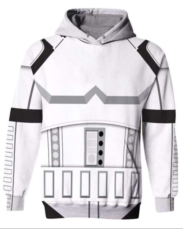 Stormtrooper Costume - All Over Apparel - Kid Hoodie / S - www.secrettees.com