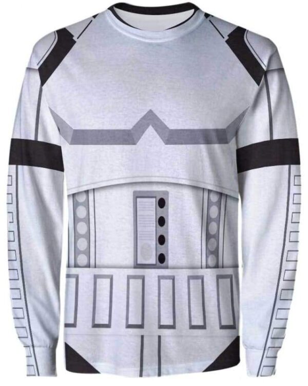Stormtrooper Costume - All Over Apparel - Sweatshirt / S - www.secrettees.com