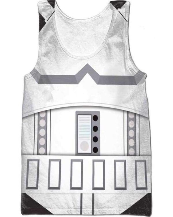 Stormtrooper Costume - All Over Apparel - Tank Top / S - www.secrettees.com