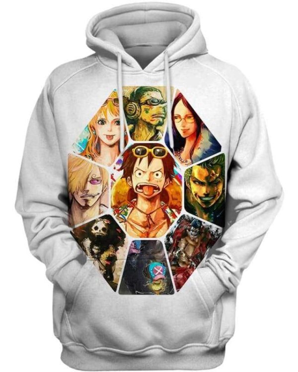 Straw Hat Pirates - All Over Apparel - Hoodie / S - www.secrettees.com