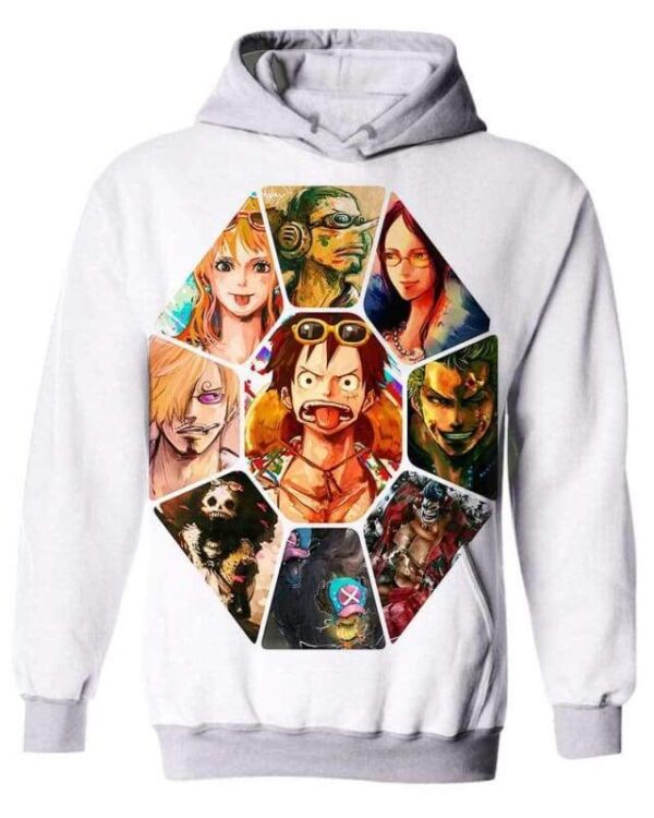 Straw Hat Pirates - All Over Apparel - Kid Hoodie / S - www.secrettees.com