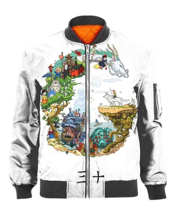 Studio 30 Years Anniversary - All Over Apparel - Bomber / S - www.secrettees.com