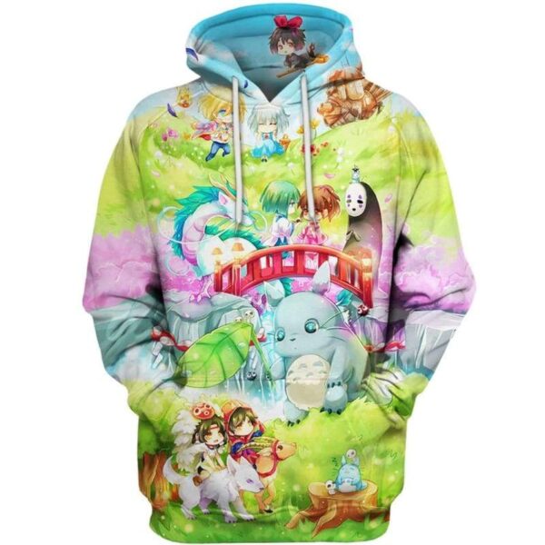 Studio Chibi Characters - All Over Apparel - Hoodie / S - www.secrettees.com