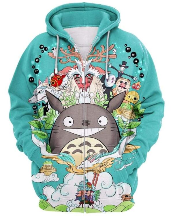 Studio Dream Tribute - All Over Apparel - Zip Hoodie / S - www.secrettees.com