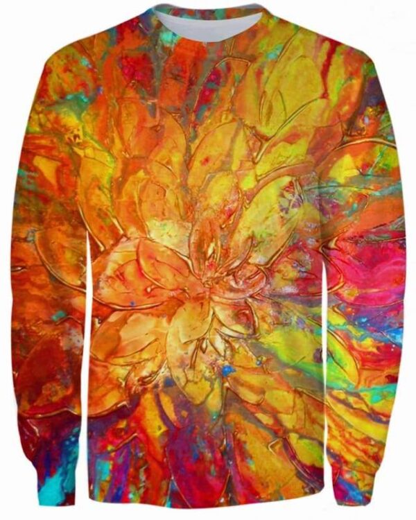 Summer Peony - All Over Apparel - Sweatshirt / S - www.secrettees.com