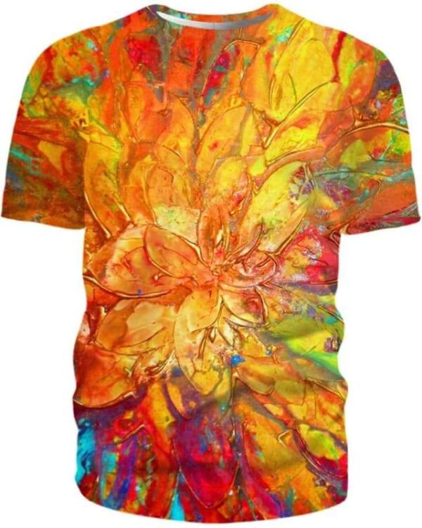 Summer Peony - All Over Apparel - T-Shirt / S - www.secrettees.com