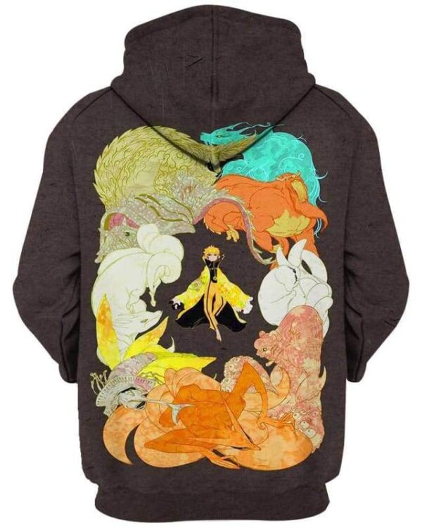 Summon Beasts - All Over Apparel - www.secrettees.com