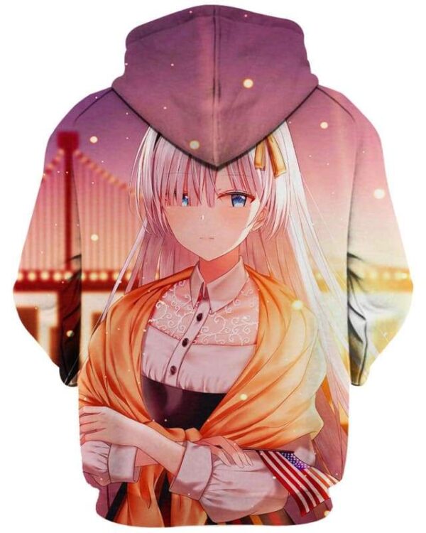 Sunset Girl - All Over Apparel - www.secrettees.com