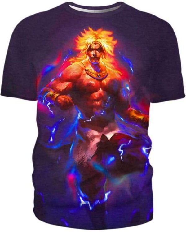 Super Saiyan Blue Fire - All Over Apparel - T-Shirt / S - www.secrettees.com