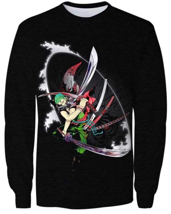 Swordsman - All Over Apparel - Sweatshirt / S - www.secrettees.com
