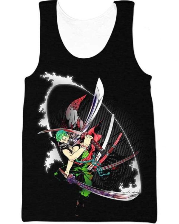 Swordsman - All Over Apparel - Tank Top / S - www.secrettees.com