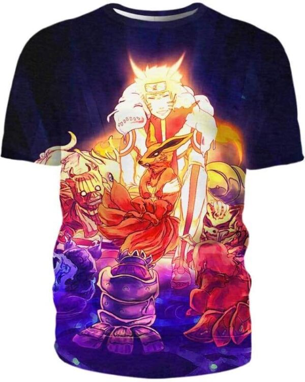 Tailed Beast - All Over Apparel - Kid Tee / S - www.secrettees.com