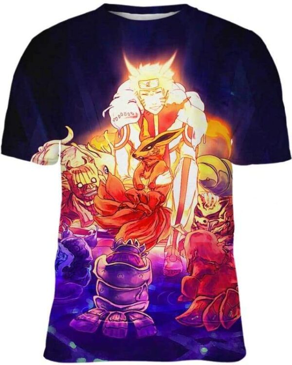 Tailed Beast - All Over Apparel - T-Shirt / S - www.secrettees.com