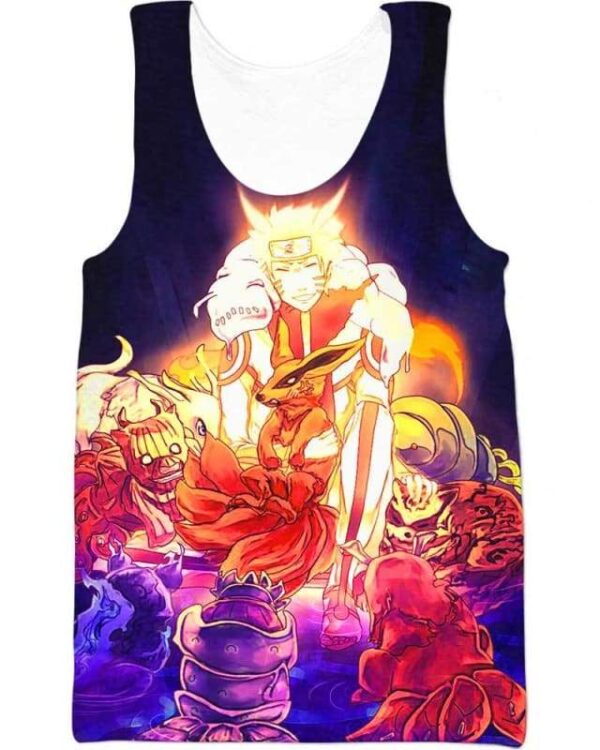 Tailed Beast - All Over Apparel - Tank Top / S - www.secrettees.com