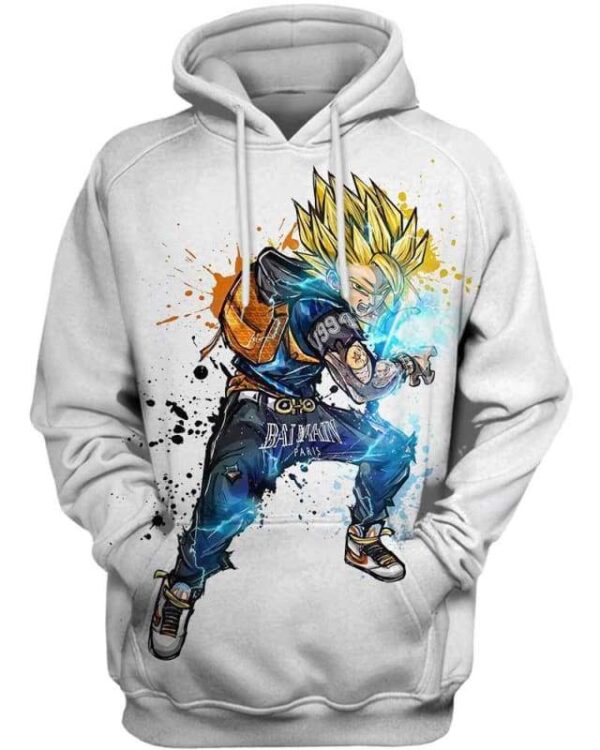 The Almighty Goku - All Over Apparel - Hoodie / S - www.secrettees.com