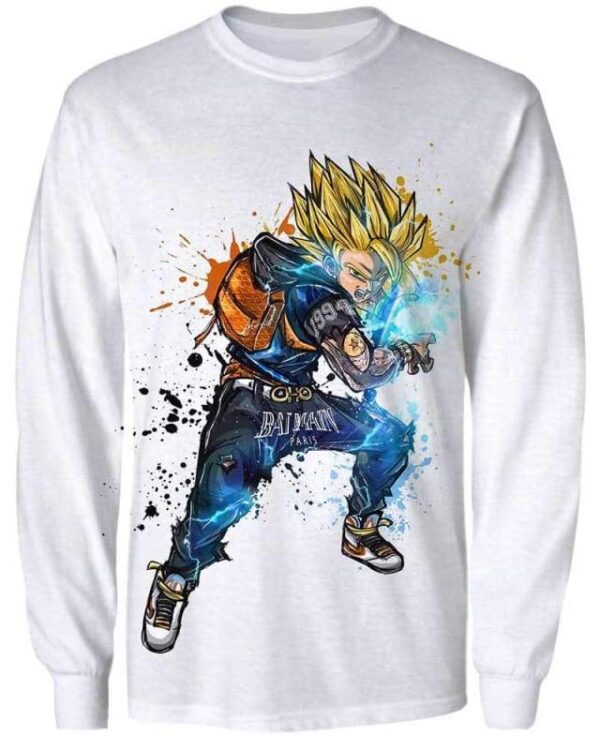 The Almighty Goku - All Over Apparel - Sweatshirt / S - www.secrettees.com