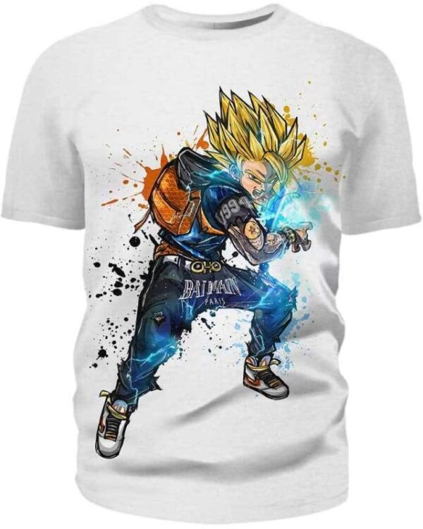 The Almighty Goku - All Over Apparel - T-Shirt / S - www.secrettees.com