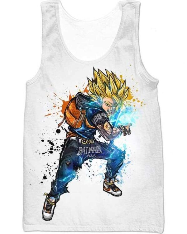 The Almighty Goku - All Over Apparel - Tank Top / S - www.secrettees.com
