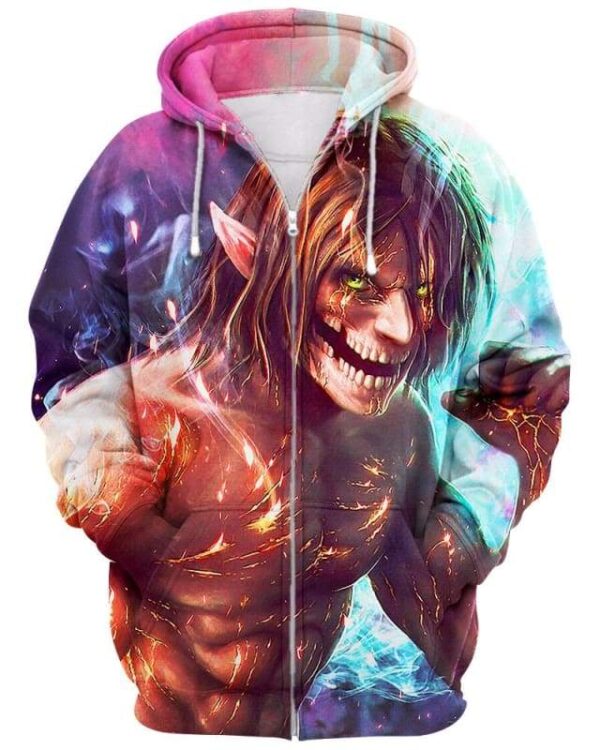 The Anger Of The Giant - All Over Apparel - Zip Hoodie / S - www.secrettees.com