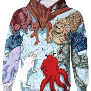 The Bloodthirsty Animals - All Over Apparel - Kid Hoodie / S - www.secrettees.com