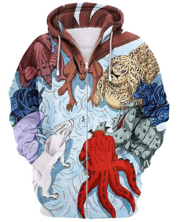 The Bloodthirsty Animals - All Over Apparel - Zip Hoodie / S - www.secrettees.com
