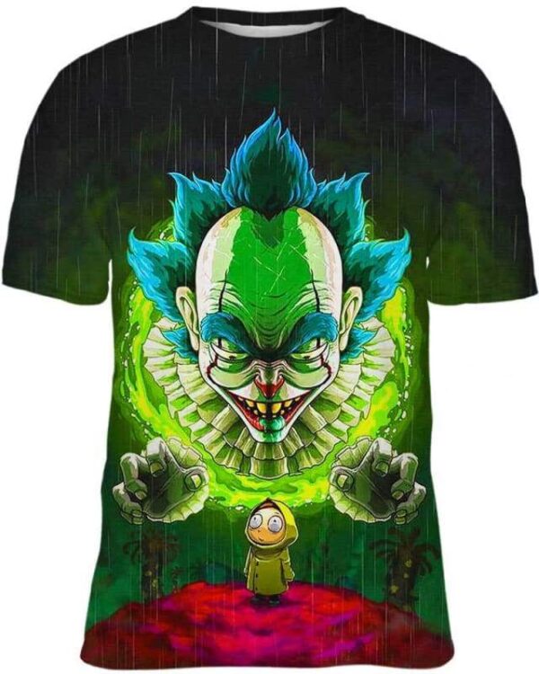 The Clown Is Back - All Over Apparel - Kid Tee / S - www.secrettees.com