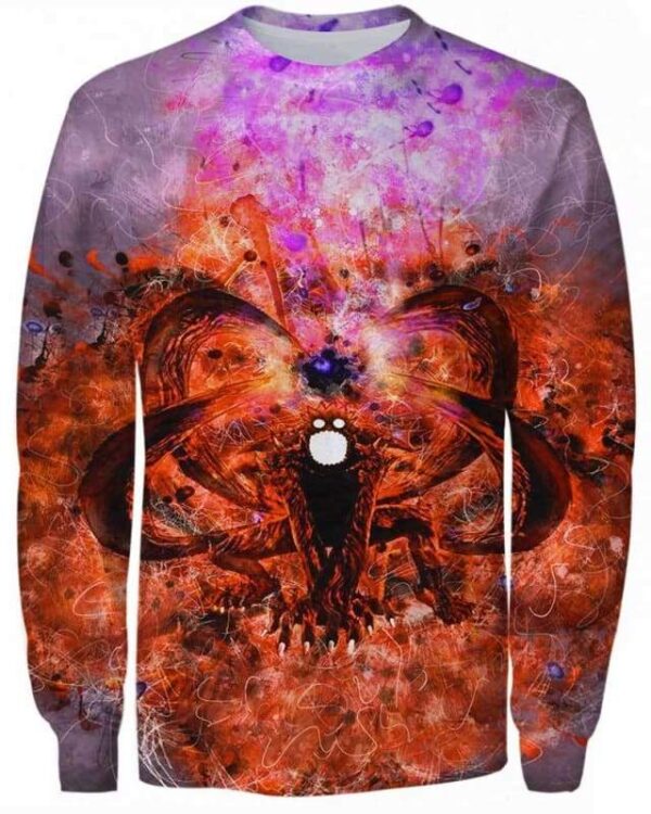 The Demon Fox - All Over Apparel - Sweatshirt / S - www.secrettees.com