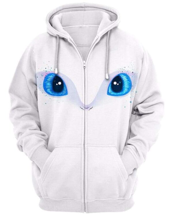 The Eyes of the Light - All Over Apparel - Zip Hoodie / S - www.secrettees.com