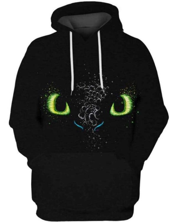 The Eyes of the Night - All Over Apparel - Hoodie / S - www.secrettees.com