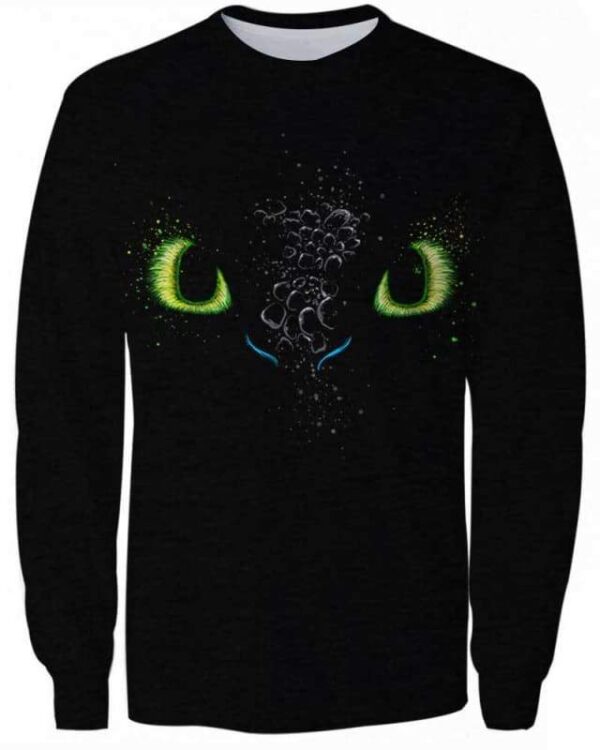 The Eyes of the Night - All Over Apparel - Sweatshirt / S - www.secrettees.com