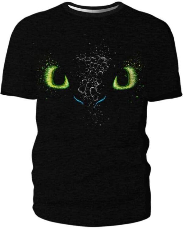 The Eyes of the Night - All Over Apparel - T-Shirt / S - www.secrettees.com