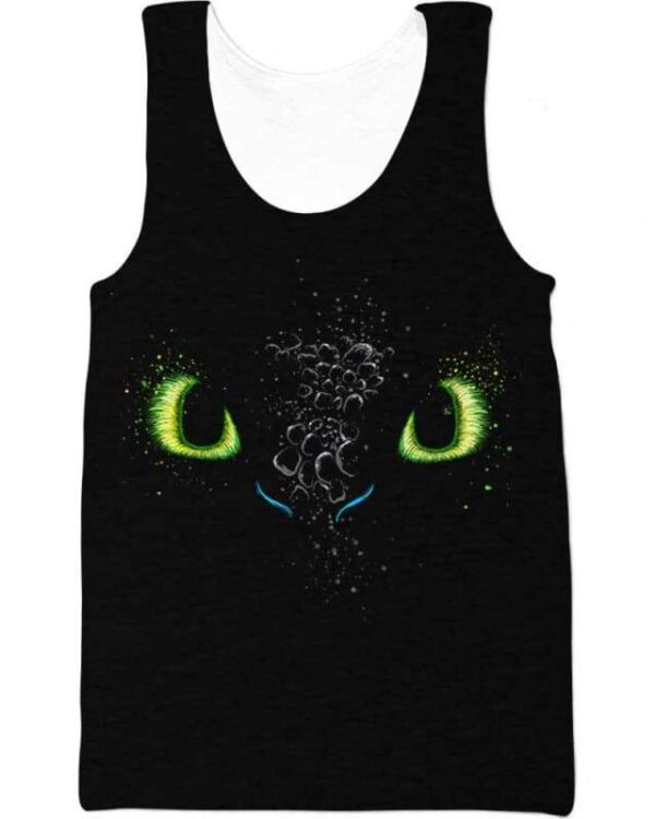 The Eyes of the Night - All Over Apparel - Tank Top / S - www.secrettees.com