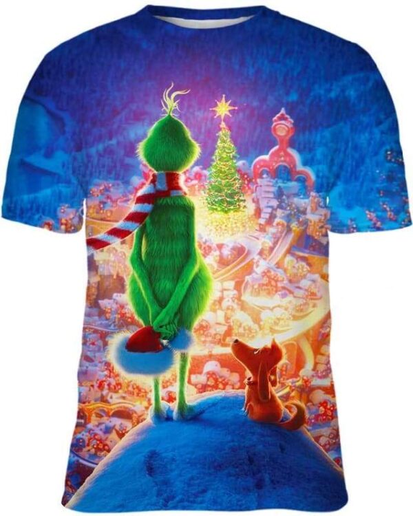 The Grinch on Top - All Over Apparel - Kid Tee / S - www.secrettees.com
