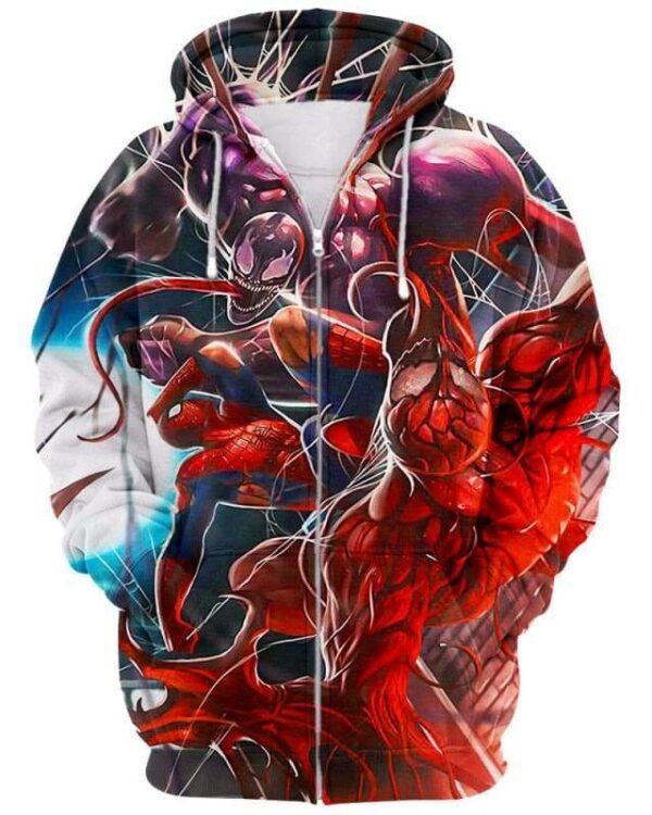 The Heat - All Over Apparel - Zip Hoodie / S - www.secrettees.com