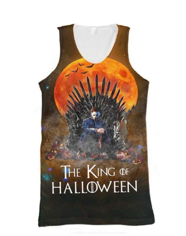 The King Of Halloween Hoodie T-shirt - All Over Apparel - Tank Top / S - www.secrettees.com