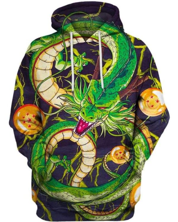 The Legend Of A Dragon - All Over Apparel - Hoodie / S - www.secrettees.com