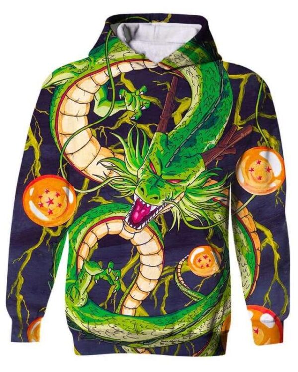 The Legend Of A Dragon - All Over Apparel - Kid Hoodie / S - www.secrettees.com