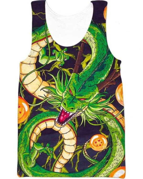 The Legend Of A Dragon - All Over Apparel - Tank Top / S - www.secrettees.com