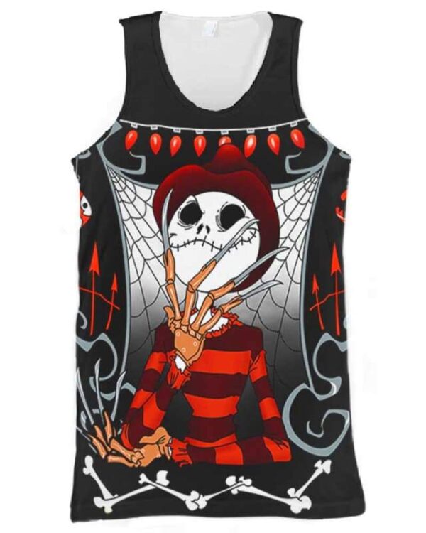 The Nightmare King - All Over Apparel - Tank Top / S - www.secrettees.com